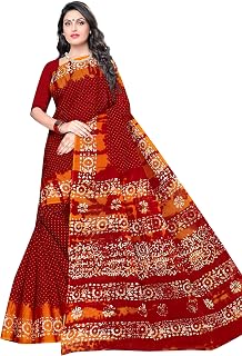 TAMAIRA FASHION Women's Plain Weave Pure Cotton Saree Without Blouse Piece Price In India