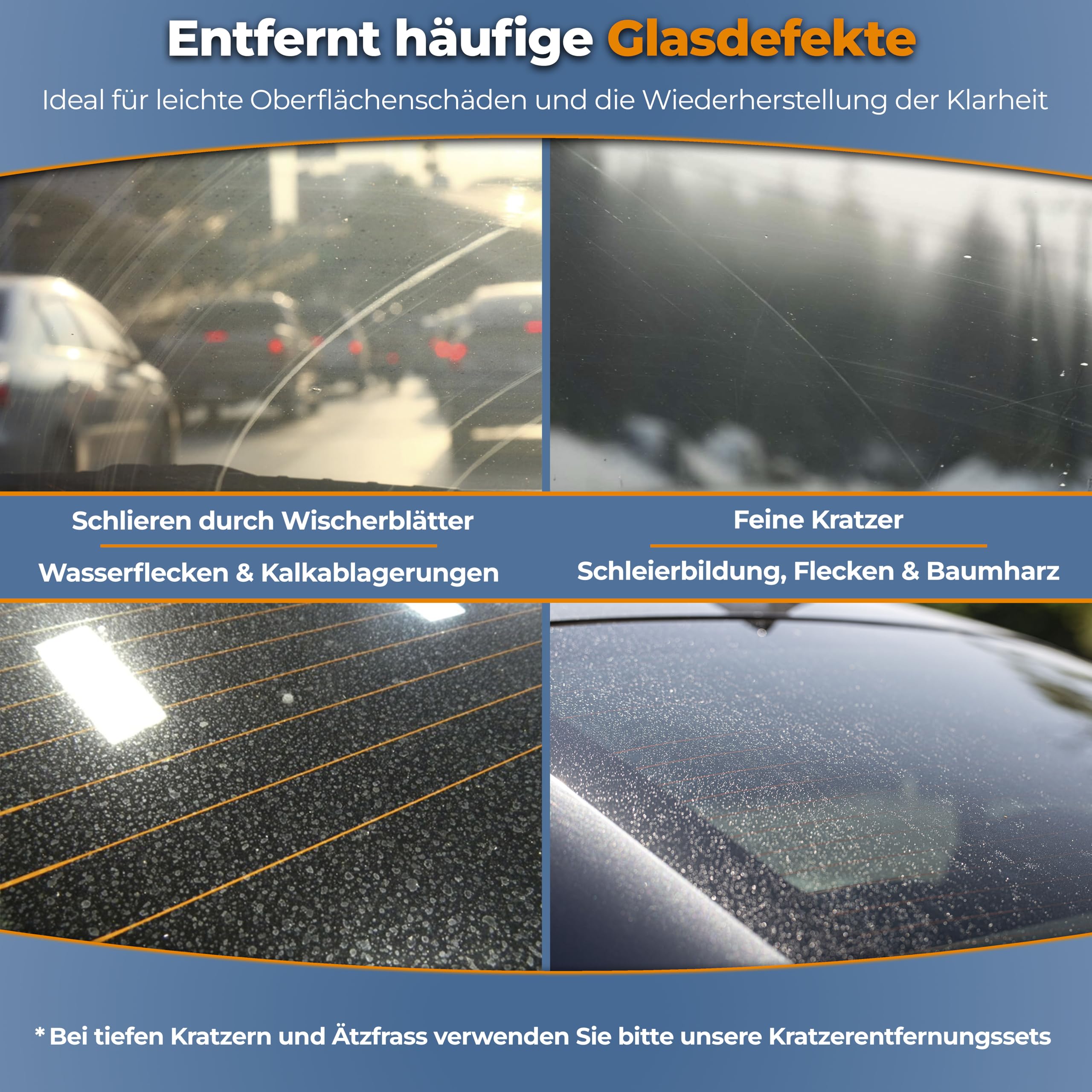 Glass Polish 14056 GP-PRO Glaspoliturpaste zum professionellen Polieren aller Glasoberflächen – 2,3 Mikron – 500 ml