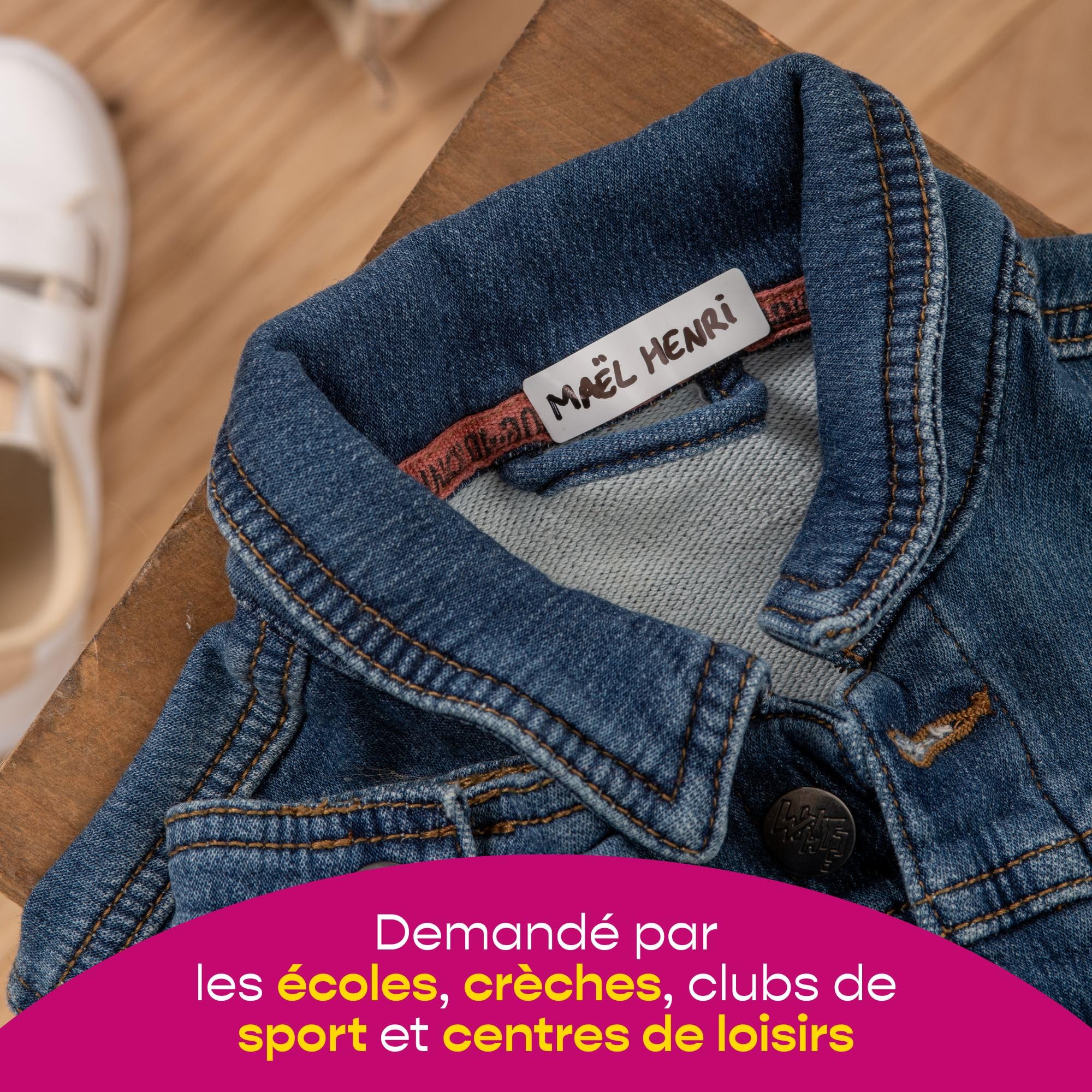 Avery Sachet 36 étiquettes autocollantes vêtements 45 x 13 mm