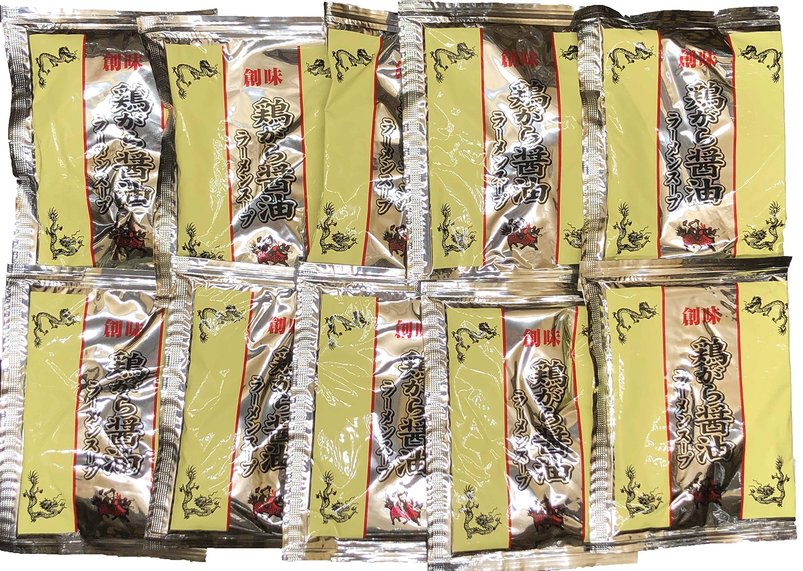 Amazon.co.jp: 創味 鶏がら醤油ラーメンスープ 1食分小袋 42g ×10袋