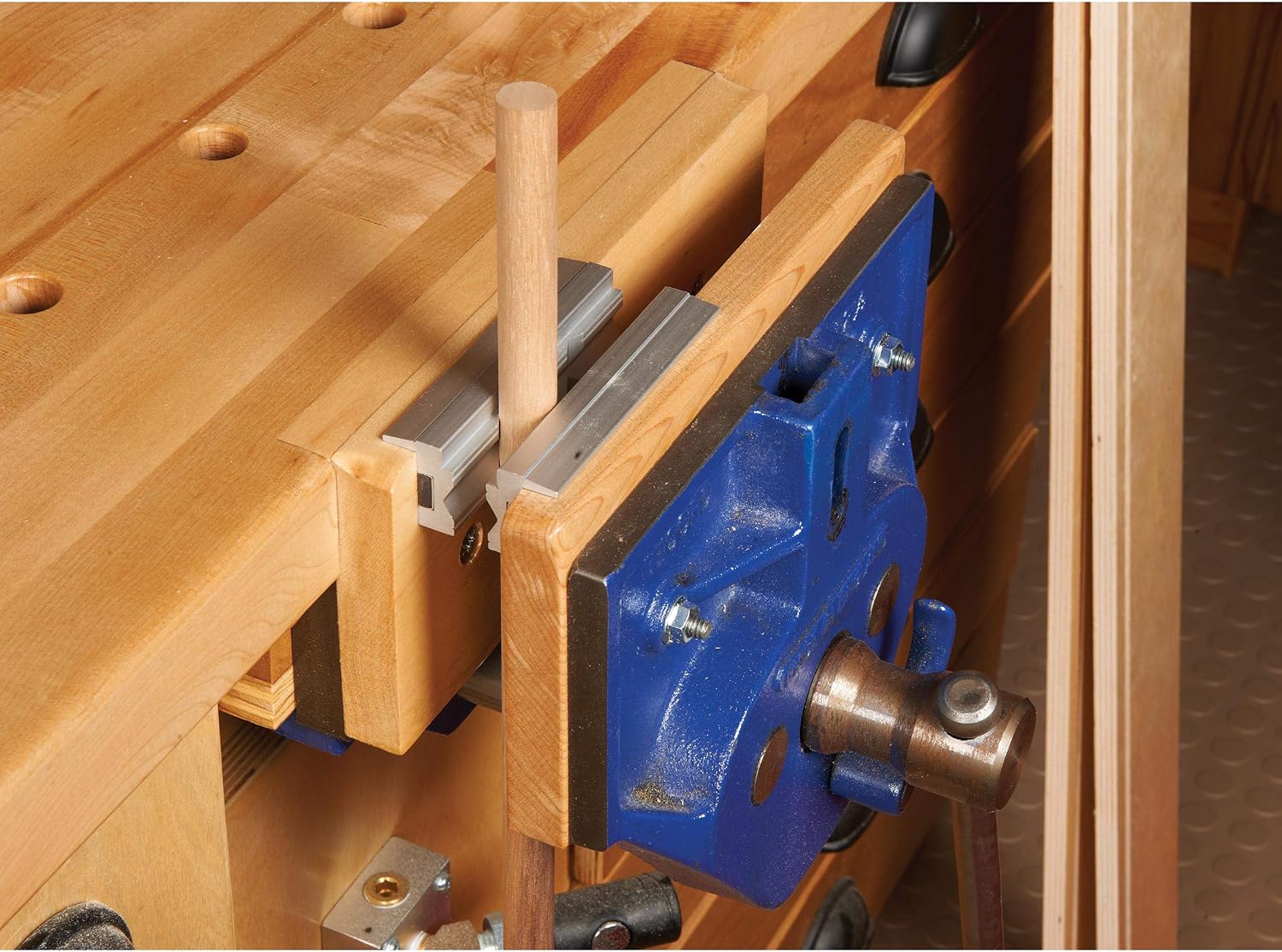Woodriver 4" Aluminum Prismatic Jaws For Vise Pair