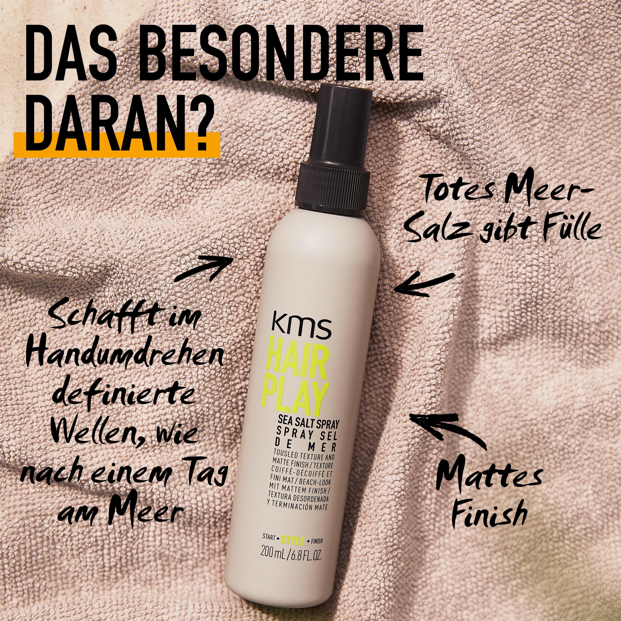 KMS HAIRPLAY Sea Salt Spray 75ml