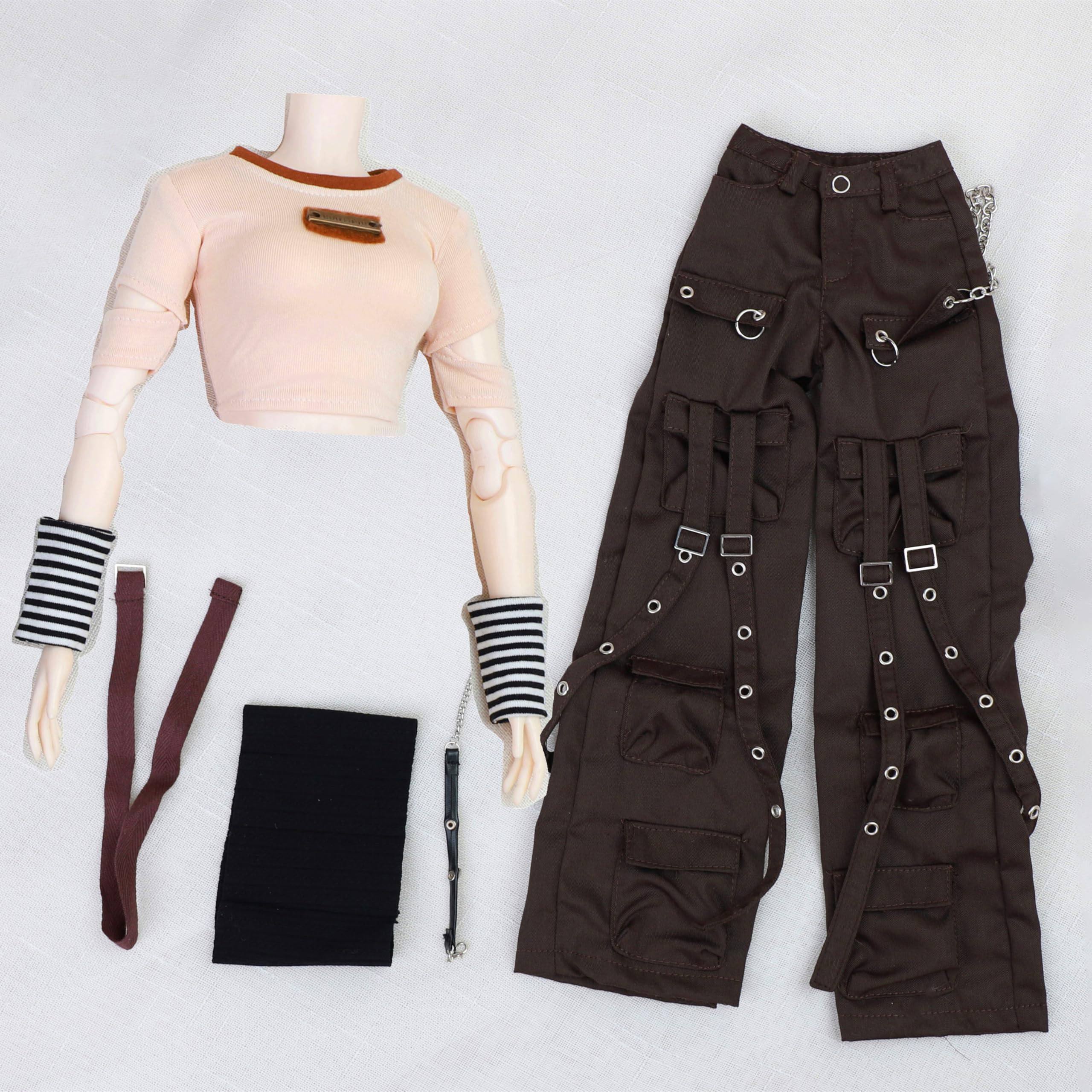 AMITD BJD Doll 1/3 - Ropa de muñeca femenina, estilo deportivo para muñeca de 22 pulgadas de alto (ropa Only, no Doll's Body, Wig, Zapatos, etc. and Other Accessories)