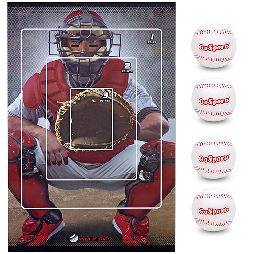 GoSports Pitch N' Stick Kids Baseball Pitching Game - Choose