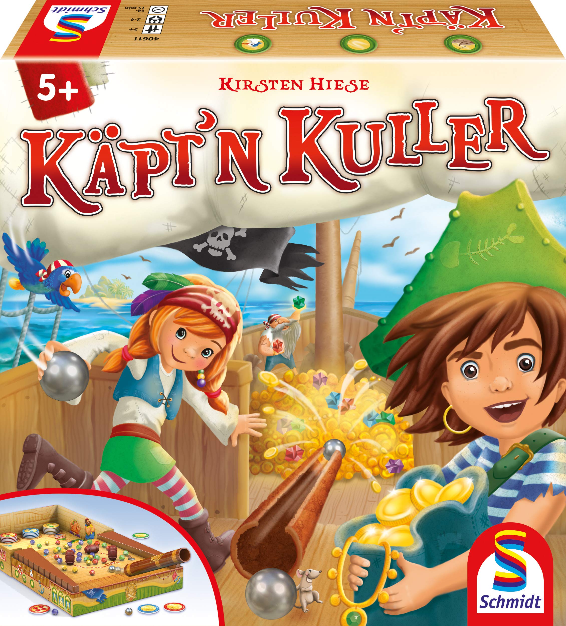 Schmidt Spiele 40611 Kappt'n Kuller: Juego Infantil