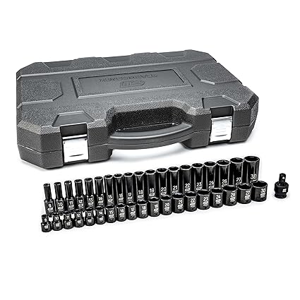 Gearwrench Kd84948N Metric Standard And Deep Socket - 0.5 In.