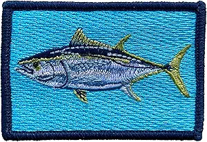 Gadsden and Culpeper 2"" x 3"" Bluefin Tuna Sportfish Tactical Patch - Blue