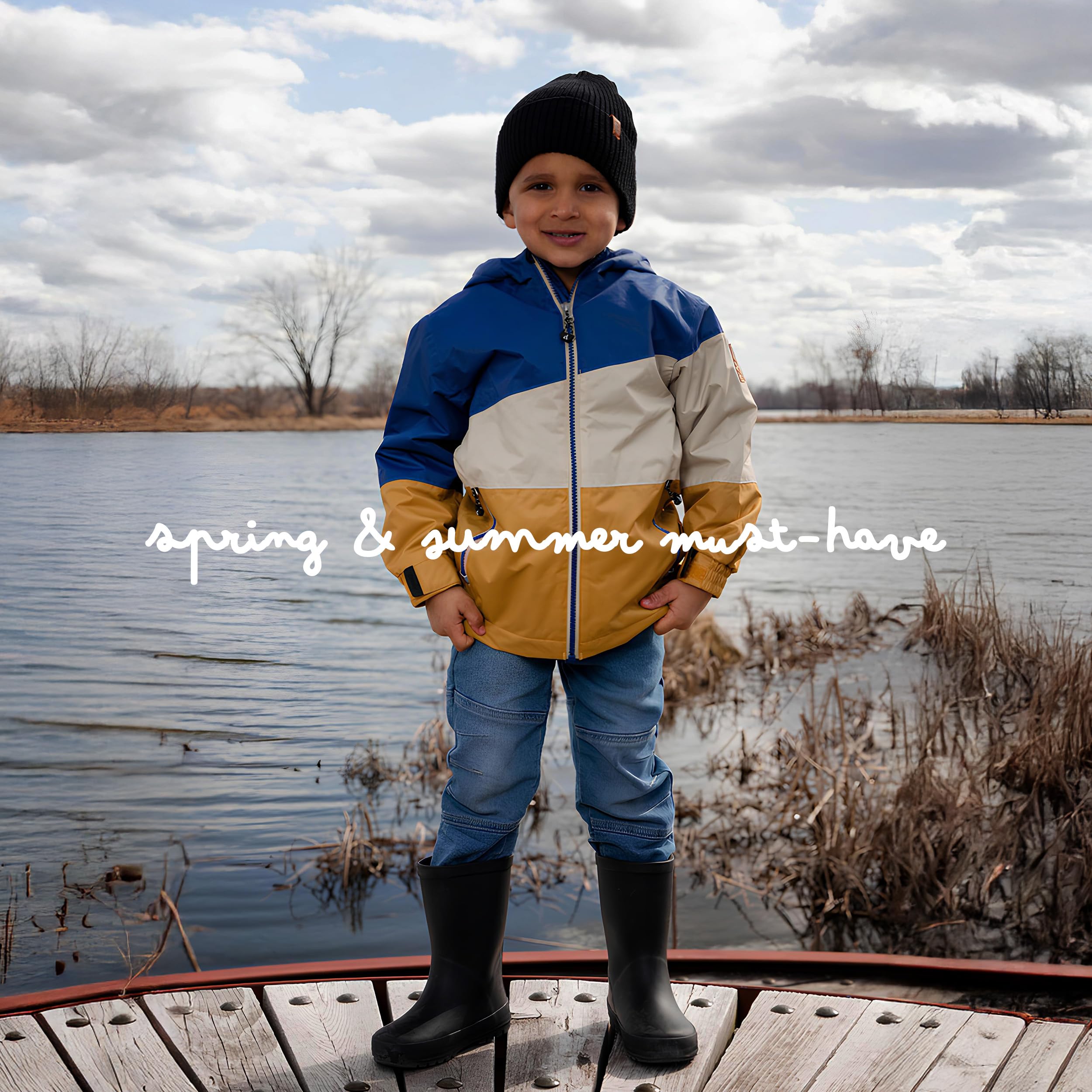 Deux par Deux Kids Unisex Girl Boy Rain Boots - 3