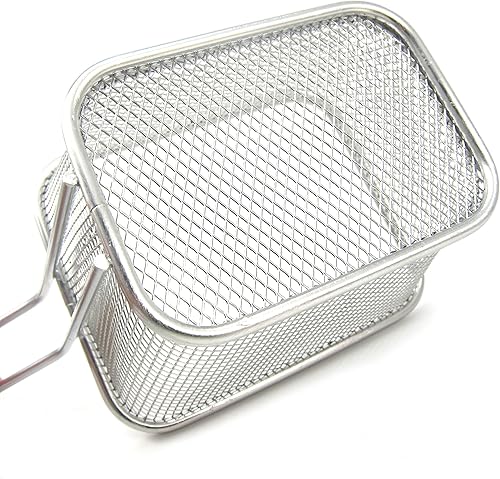 Miniatura 6 de Best Utensils Chips - Cestas de acero inoxidable para freidora, colador para servir alimentos, herramienta de cocina, cesta de papas fritas (pequeña
