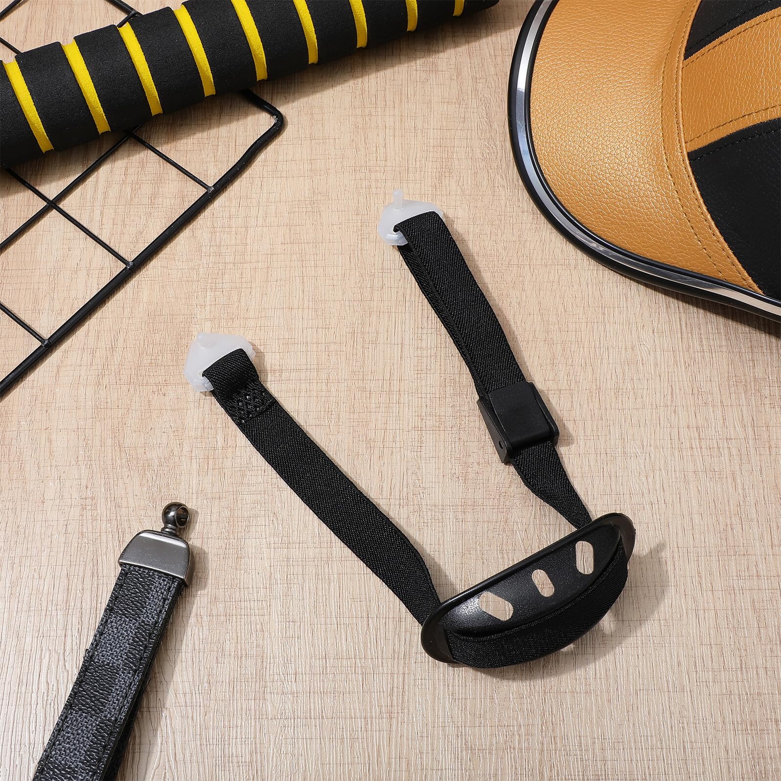 PRETYZOOM 12 Pièces Sangle Mentonnière Réglable pour Casque de Chantier Flexible et Confortable Accessoires de Protection pour Travail Sécurité