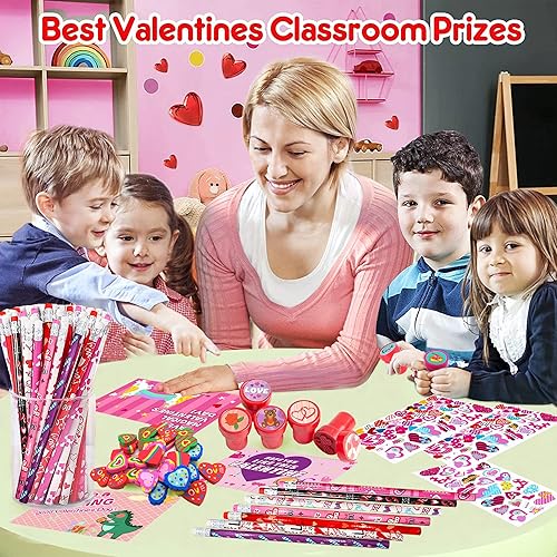 Miniatura 4 de 268 tarjetas del día de San Valentín para niños, escuela, regalos del día de San Valentín para niños, clase de aula, bolsas de regalo de San