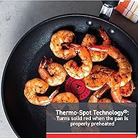 Vista 3 de T-fal Advanced Nonstick Jumbo Cooker 5 Quart Oven Safe 350F Cookware, Pots and Pans, Dishwasher Safe Black