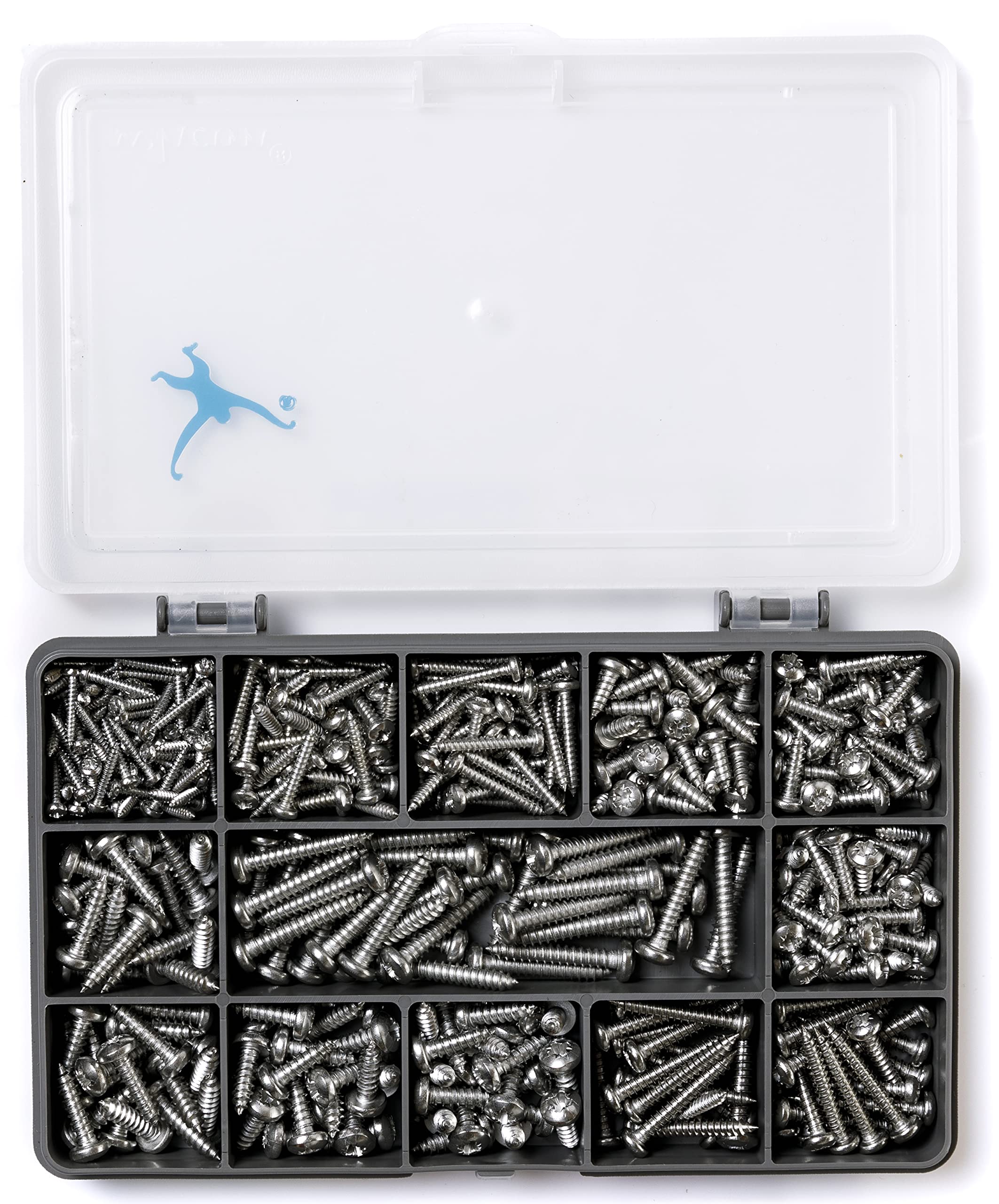 410 Assorted Pozi Pan Self Tapping Screws | DIN7981CZ | No.2, No.4, No.6 & No. | A2-70 (304) Stainless-Steel