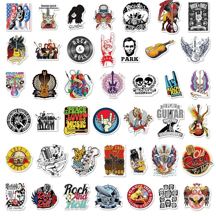 Rockin' Dwarf Aufkleber - Vinyl Sticker Für Motorrad & Laptop