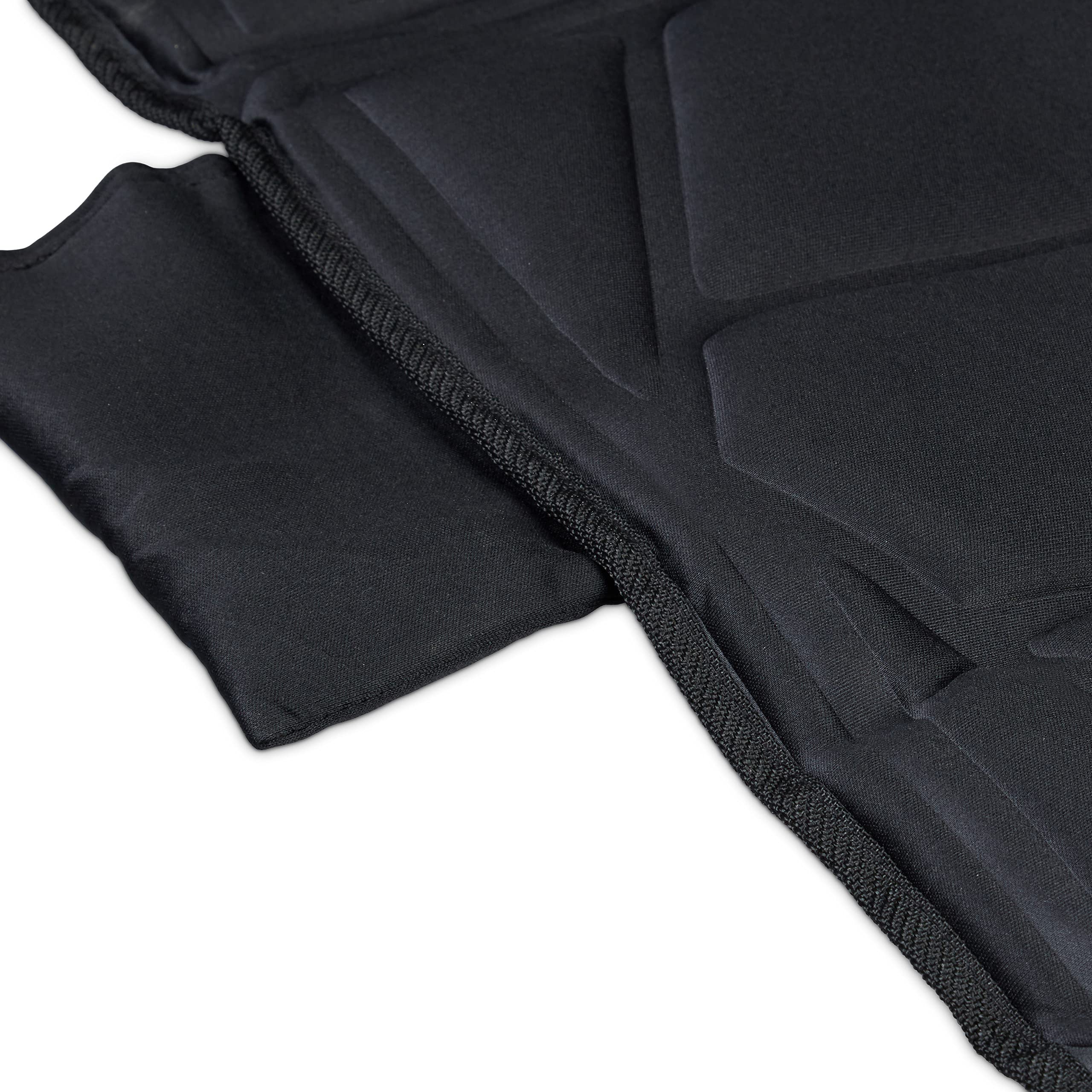 Massagematte elektrisch, Vibrationsmatte mit Fernbedienung, Nacken und Rücken, Wärmefunktion, 170x60cm, schwarz