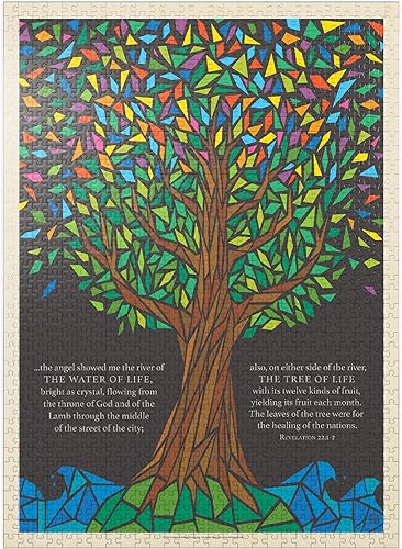 Miniatura 8 de MyPuzzle Árbol de la Vida, Póster Vintage – Rompecabezas de 100 piezas premium para adultos