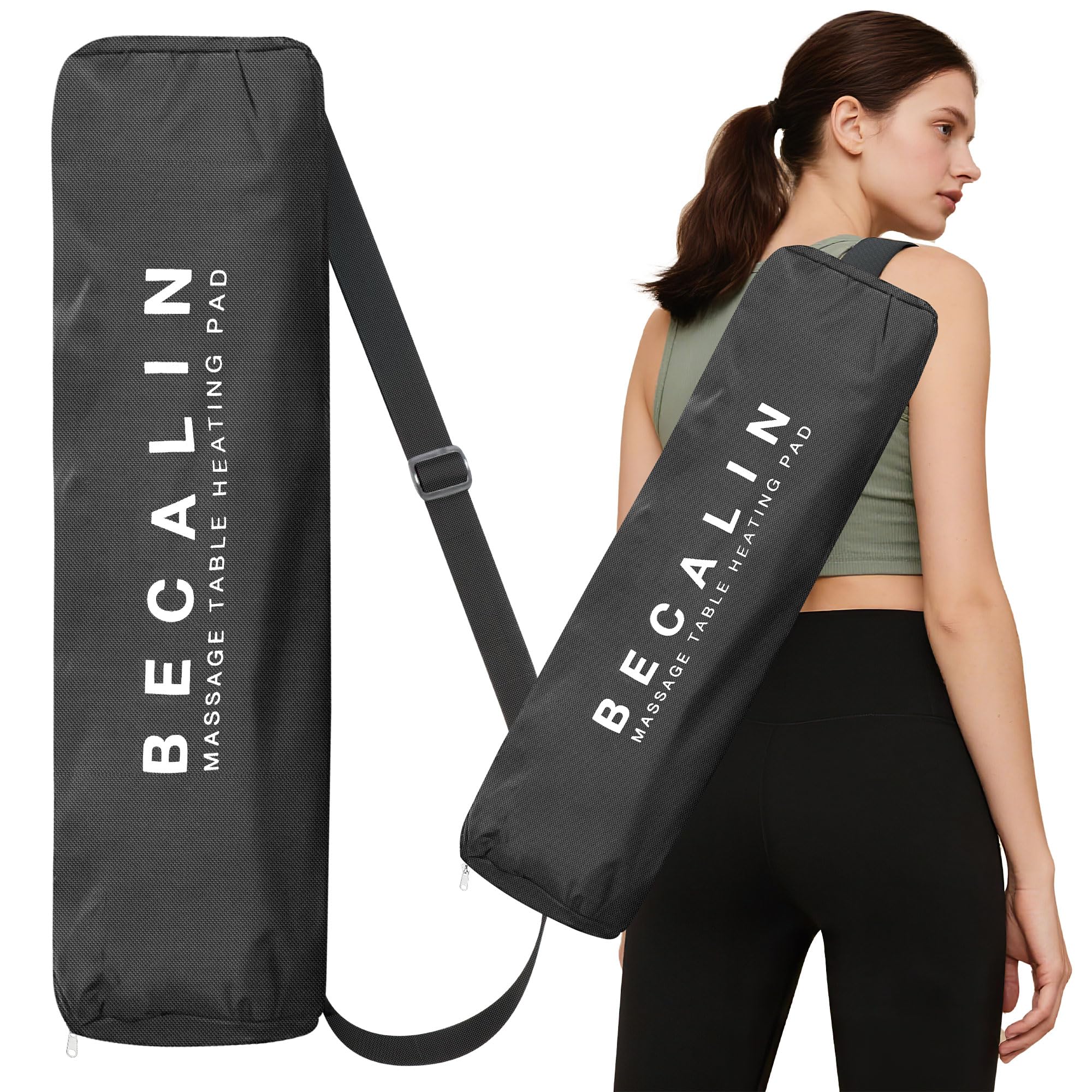 Portable Storage Bag for Massage Table Warmer Heating Pad, Massage Table Pad, Yoga Mats, etc., 32.68'' x 7.87''-image-42