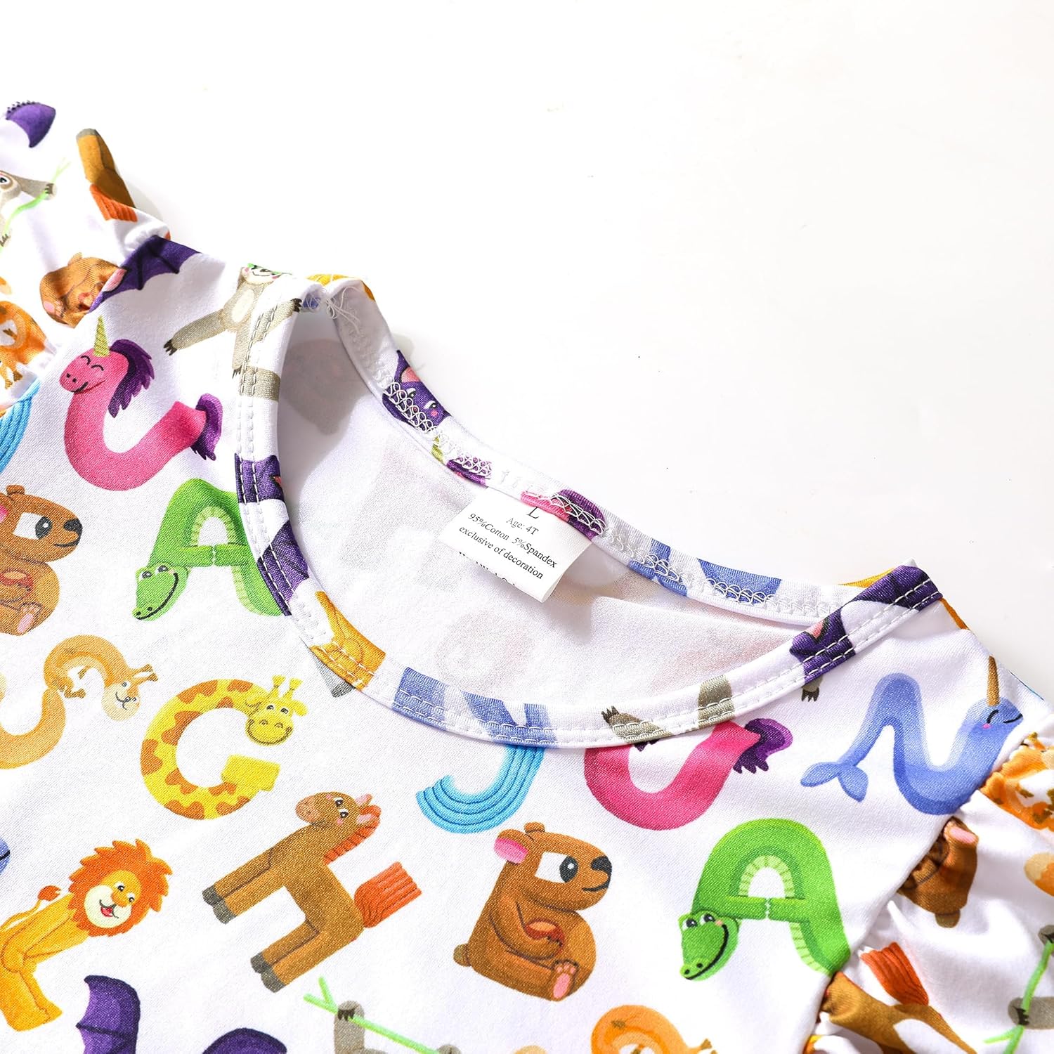 Toddler Girl Dress Back to School Pencil School Bus Print Dress Summer Outfits 3-8T - Image 3