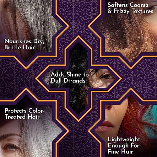 Miniatura 8 de Aceite de argán de primera calidad para el tratamiento del cabello, acondicionamiento y prevención de la pérdida del cabello, proporciona