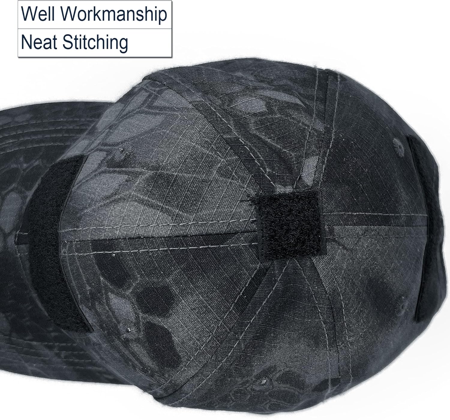 Tactical Military Mens Camo Baseball Hat with American Flag Skull Embroidery Patches for Hunting Women Patriotic Cap - Image 6