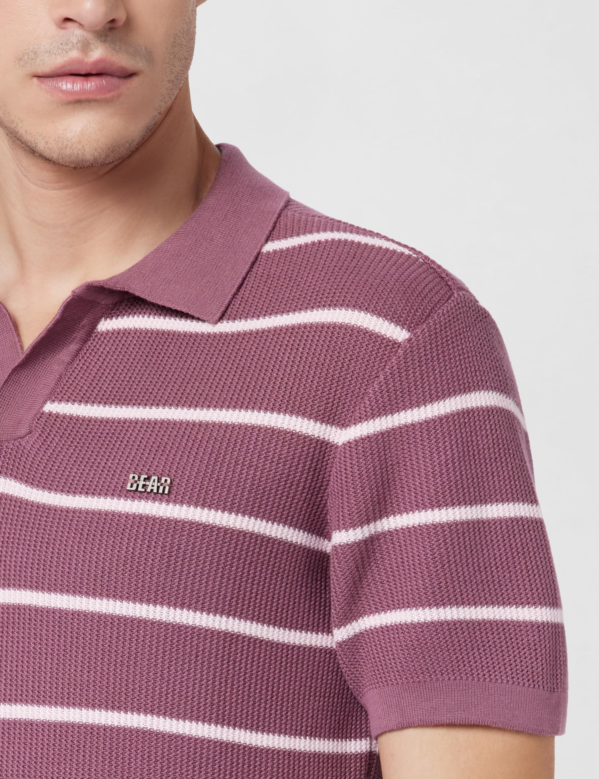THE BEAR HOUSE Men's Striped Slim Fit T-Shirt 3