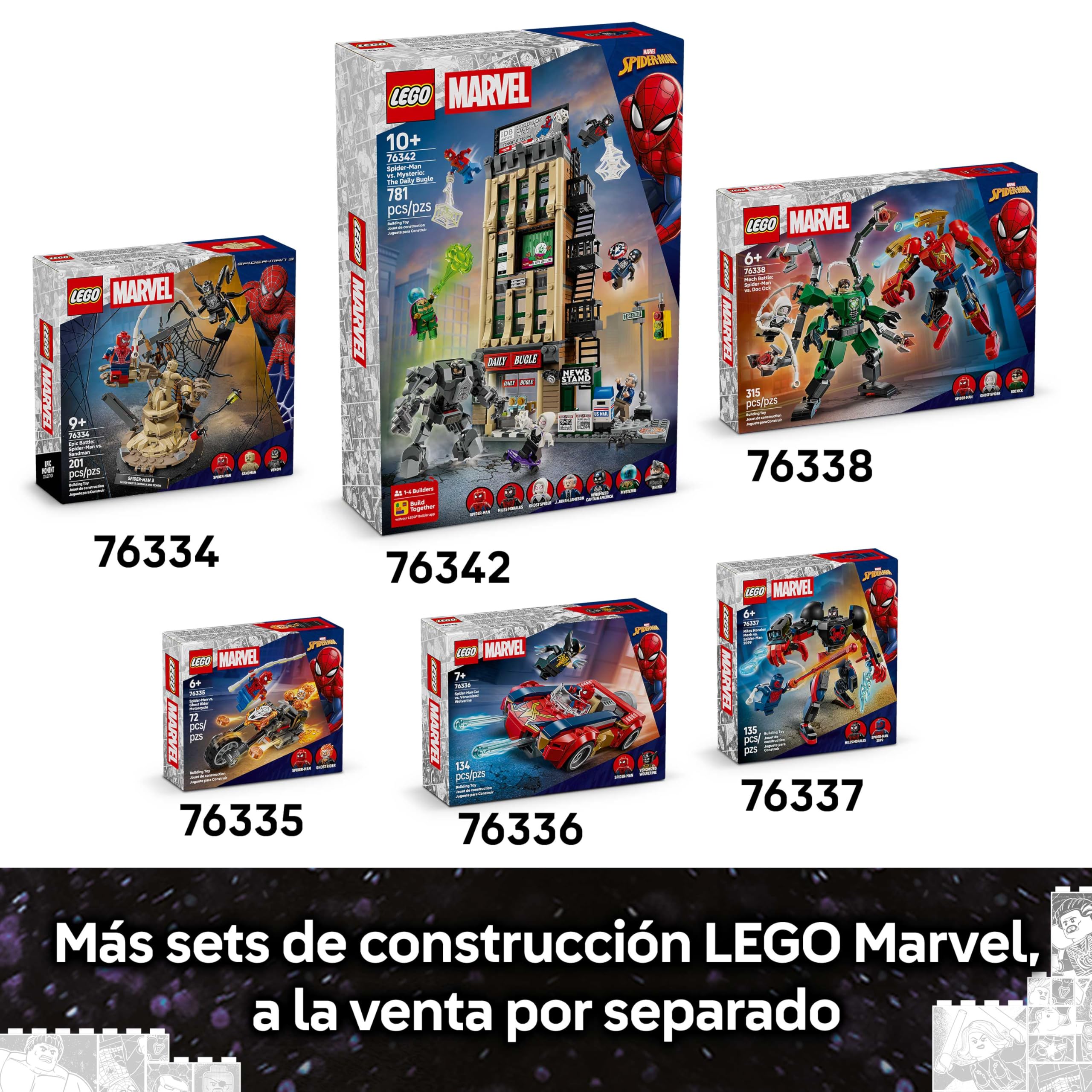 LEGO | Marvel Groot con Traje de Saqueador - Juguete de Superhéroes para Coleccionar - Decoración del Dormitorio - Regalo de Cumpleaños para Niños de 10+ Años y Fans de Guardianes de la Galaxia 76341
