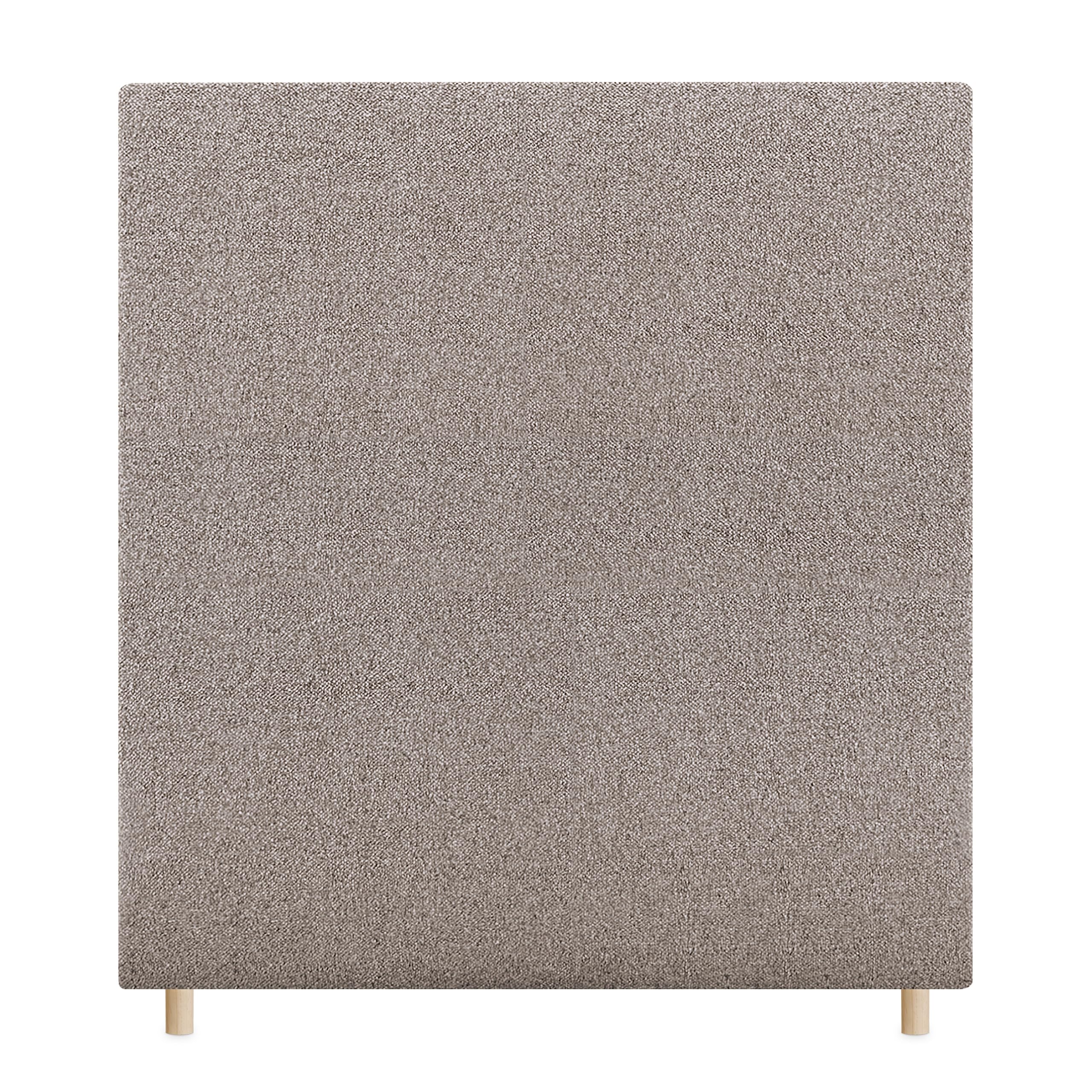 DHOME Cabecero de Tela Liso hasta el Suelo con 8cm de Grosor Cabezal Tapizado Cama Dormitorio Moderno Top Trending (Arena, 110cm)