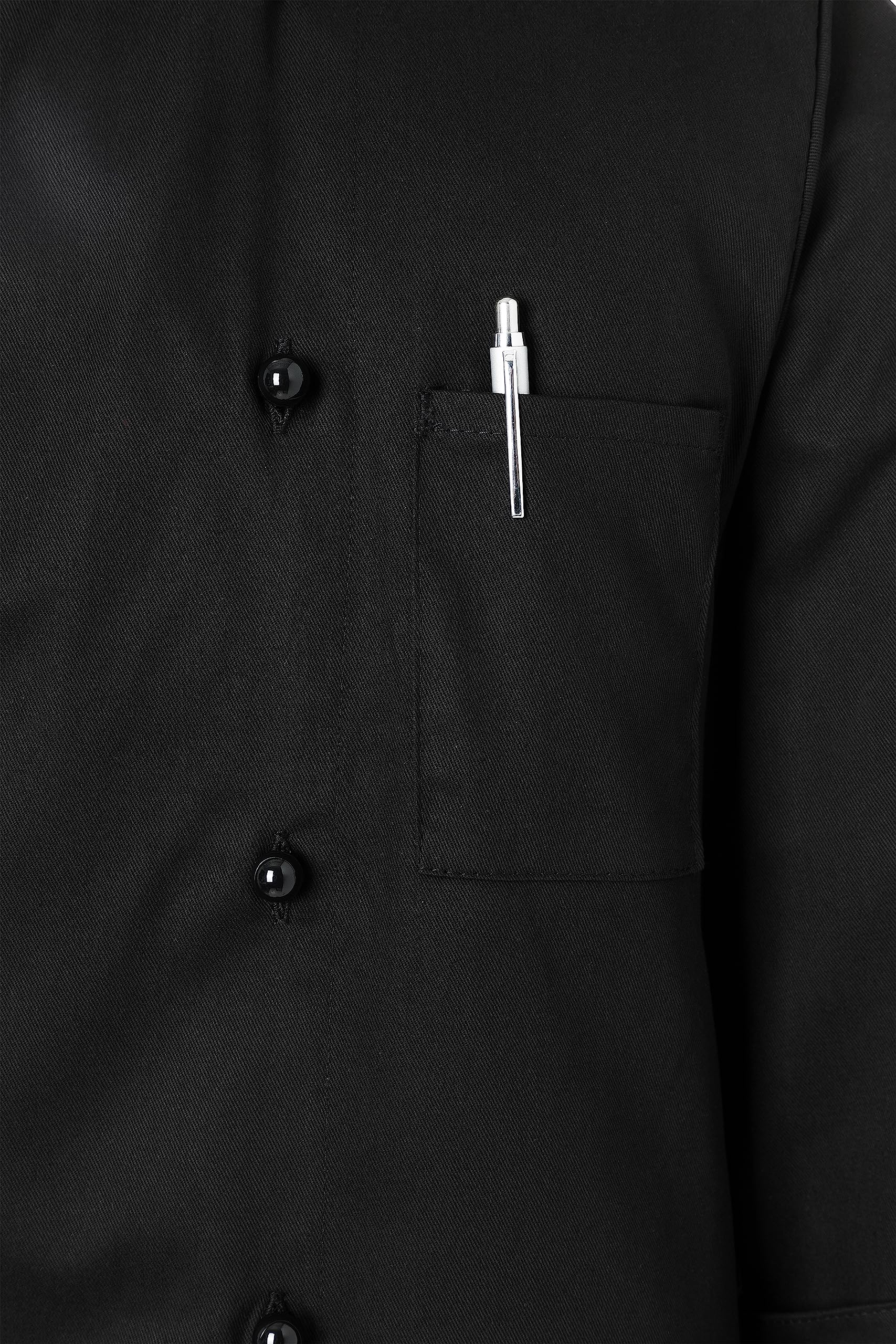 Karlowsky Chaqueta de cocinero básica 100% algodón para mujer y hombre unisex