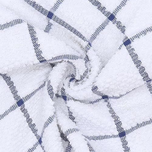 Miniatura 4 de HFGBLG Juego de 8 paños de cocina de algodón para lavar la cocina, paños de cocina, paños de limpieza ligeros y suaves, 12 x 12 pulgadas (cuadros