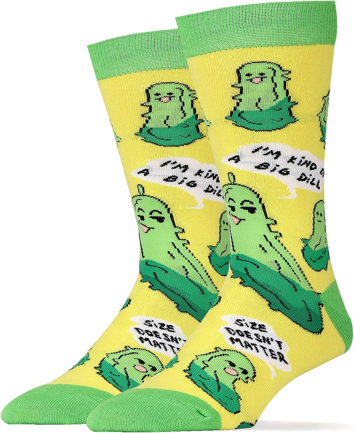 ooohyeah Men's Novelty Crew Socks for Adult Humor, Funny Saying Crazy Silly Socks, Cool Casual Socks
