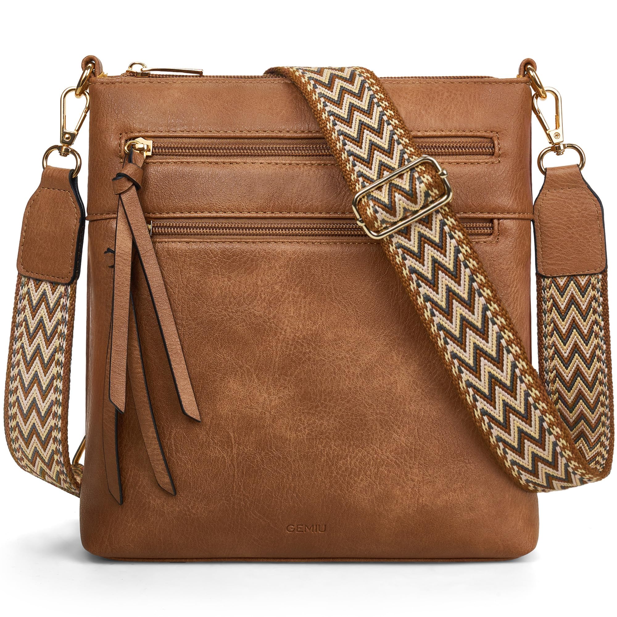 GEMIU Medium Cross Body Bag for Woman Crossbody Purses for Women Travel | Multi Pocket ,…