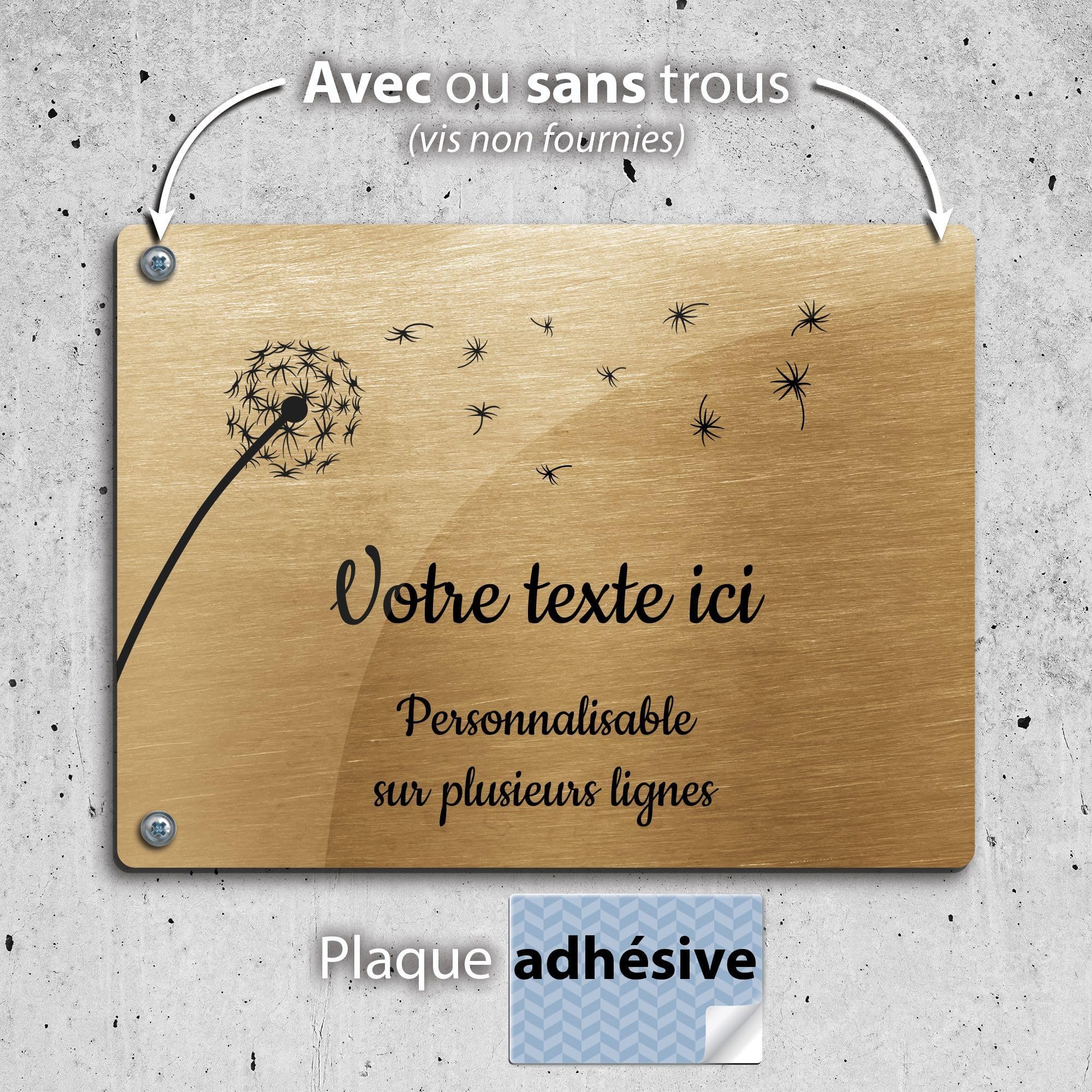 Targa Funeraria Ovale Due Colombe Con Ramoscelli | 20x13 Cm In Acrilico | Personalizzabile Da 1 A 3 Righe | Autoadesiva O Con Fori - 5