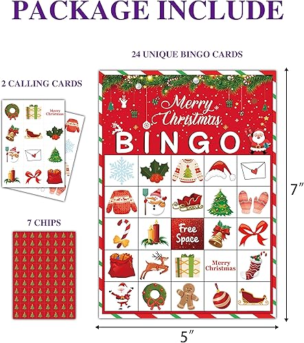 Miniatura 2 de Juego de bingo de Navidad, juegos de bingo de Navidad para la familia, juegos de fiesta de Navidad, tarjetas de bingo, fiesta de Navidad,