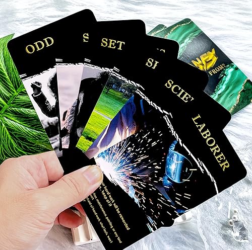 Miniatura 3 de Juego de cartas Oracle de dinero y carrera, juego de cartas Oracle de dinero, cartas de tarot para principiantes, te ayudan a lograr objetivos