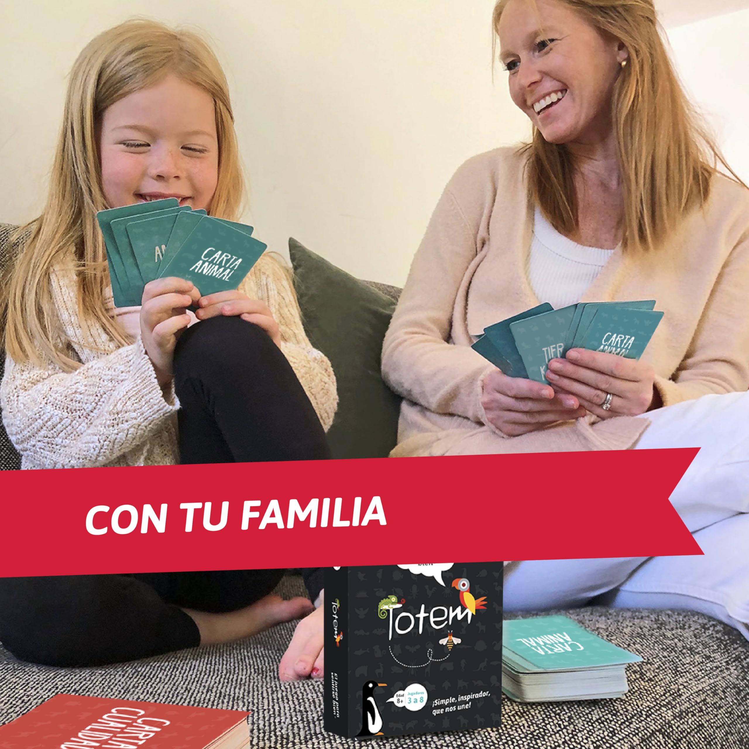 Totem El Juego de Sentirse Bien – Kartenspiel für Therapie und Team Building für Kinder, Erwachsene und Familien, ideal für Beratung, Achtsamkeit und Selbstwertgefühl (Originalausgabe auf Spanisch)