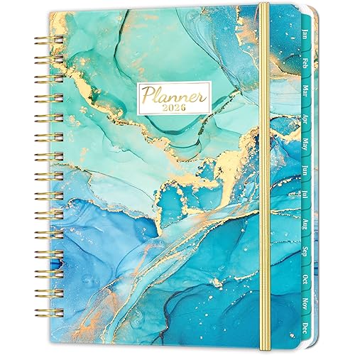 2026 Planner - Planner 2026, Weekly and Monthly Planner, Jan 2026 - Dec 2026, 6.4" x 8.5", Monthly Tabs, Hardcover, Daily Organizer
