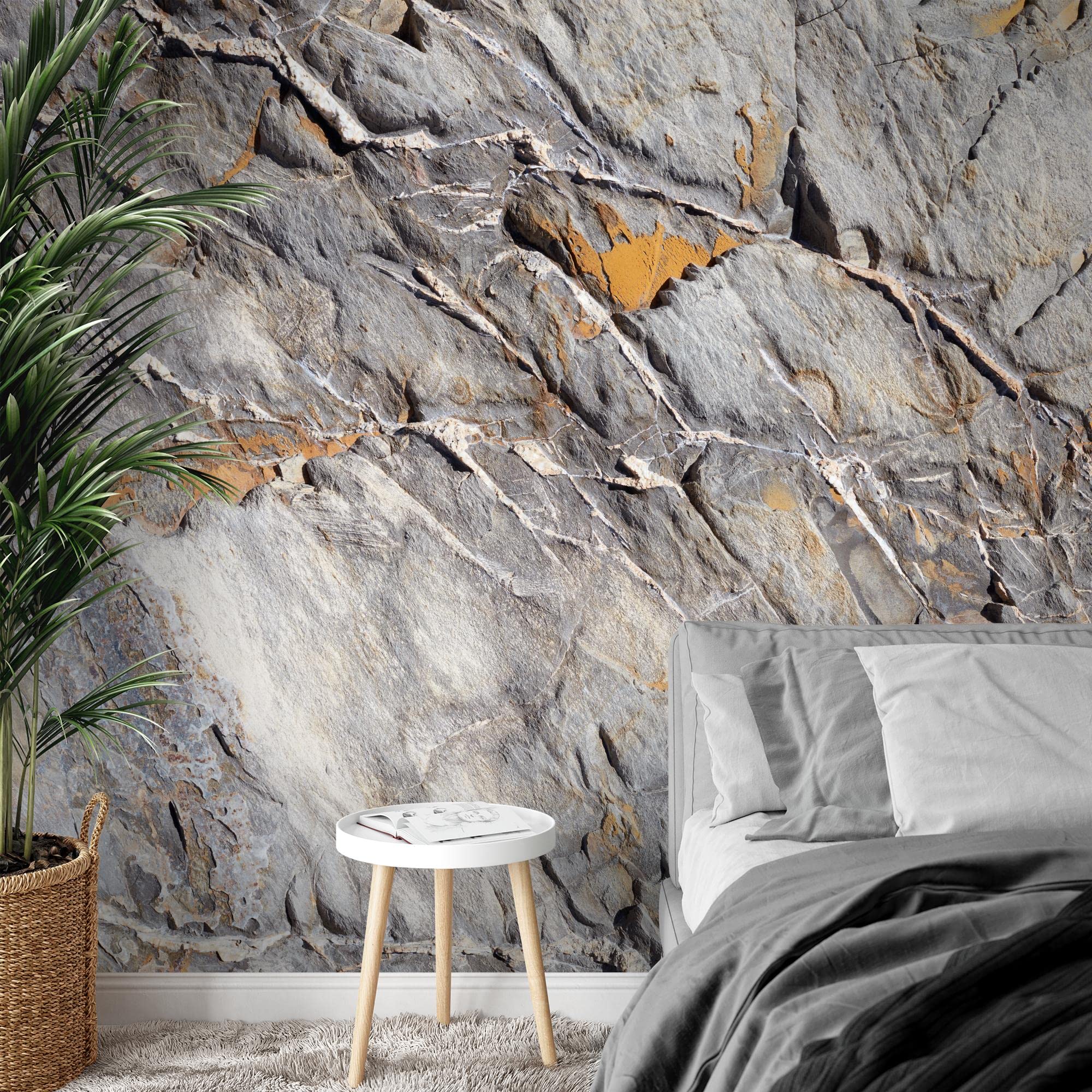 Runa Art Papier Peint Intissé Tapisserie 3D Effet Abstrait 308x220 Cm