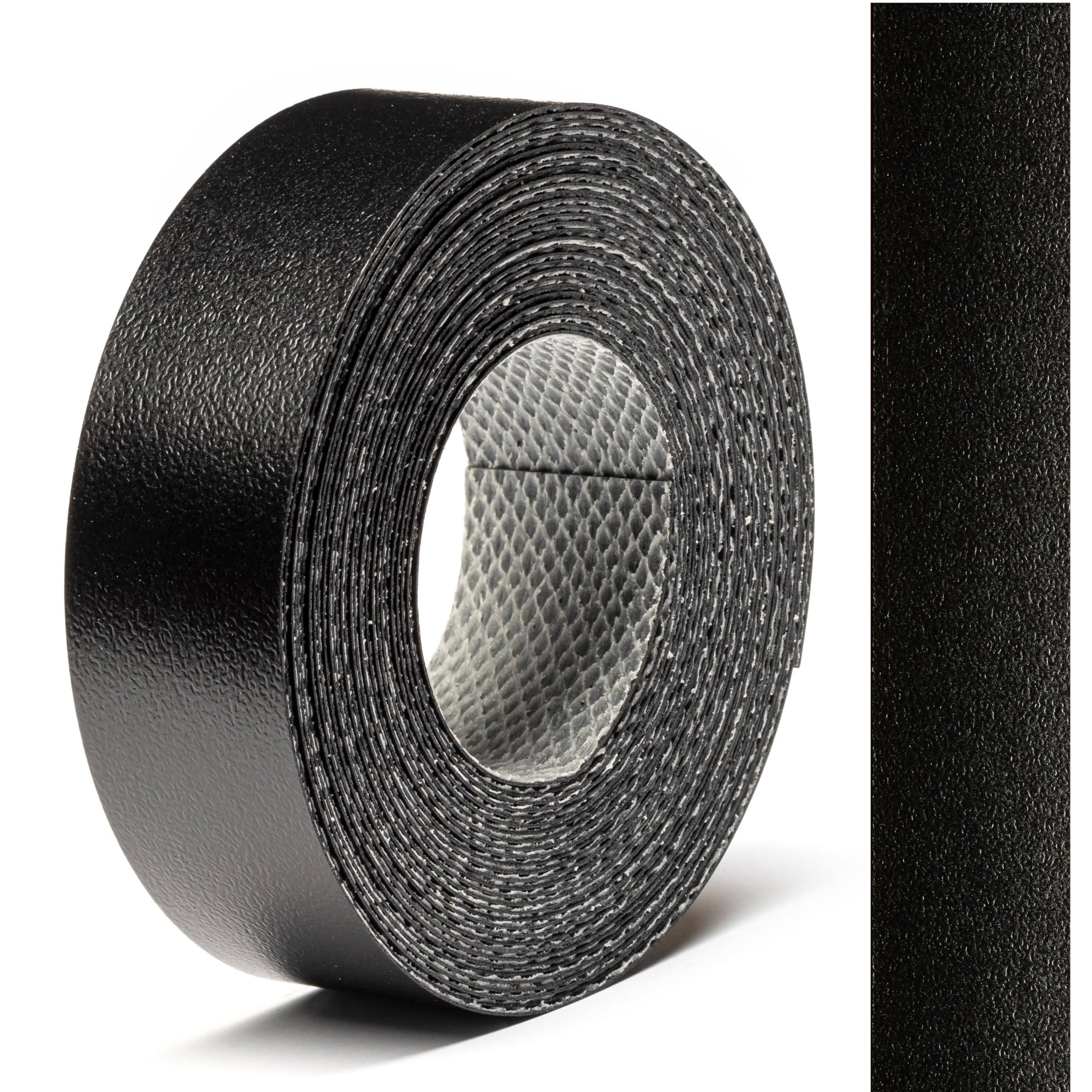 FOLDECOR Black Lamb Hotmelt Melamine Edge Banding Tape 21mm x 5m, Iron on Edge Trim Strip for Furniture, Cabinets, Shelves & Panels, Easy to Apply & Cut — image 1