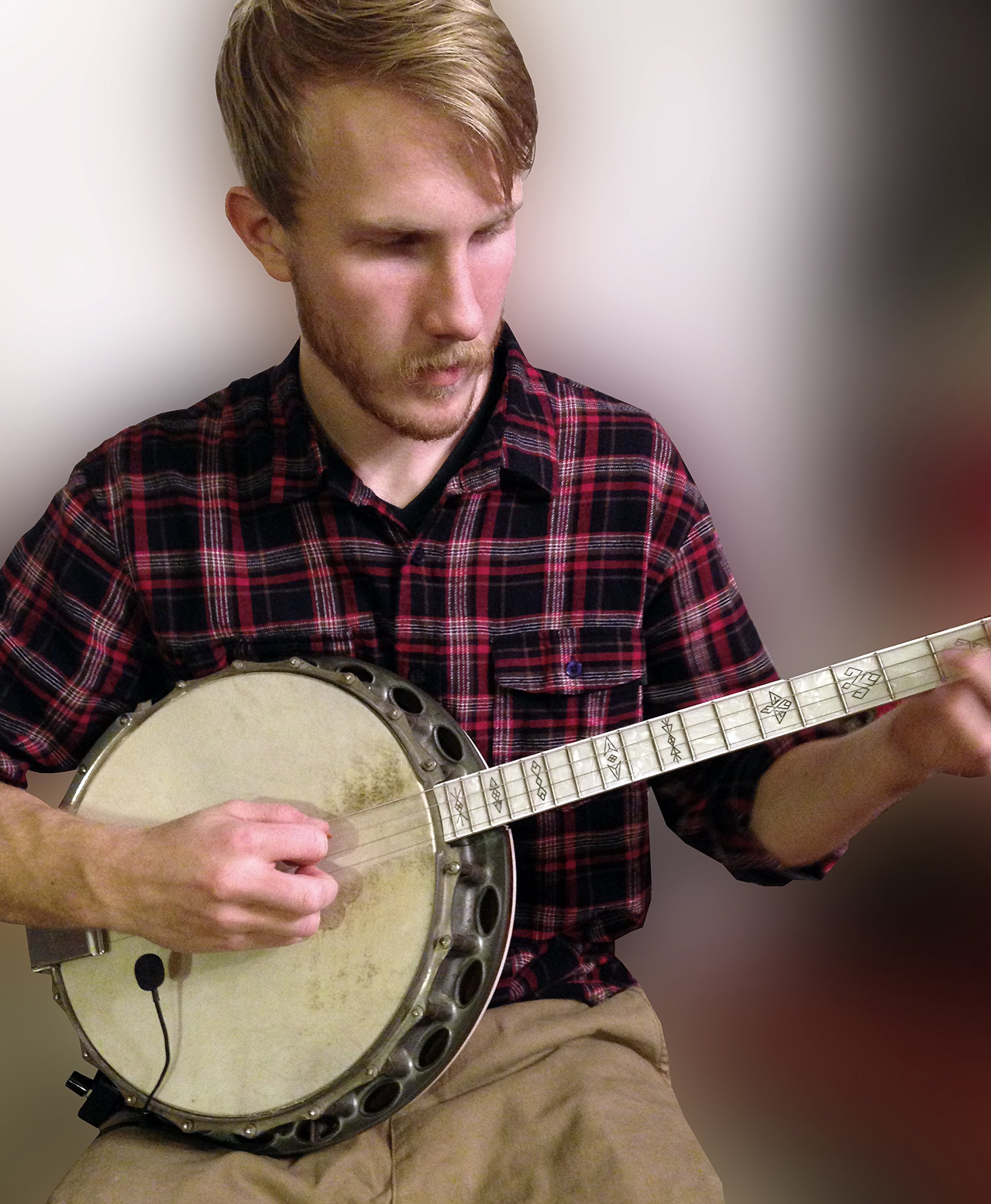 The Feather Banjo-Violin Pickup with Flexible Micro-Gooseneck by Myers Pickups