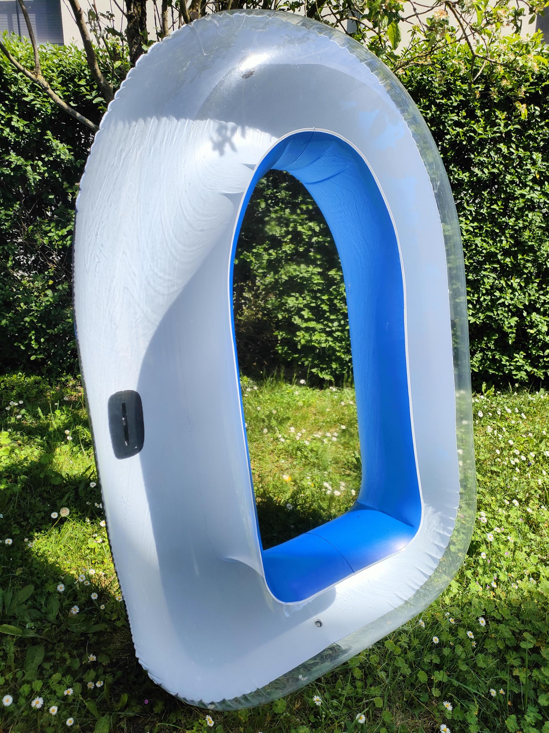Générique Genérico barco inflable con fondo transparente, para niños y adultos