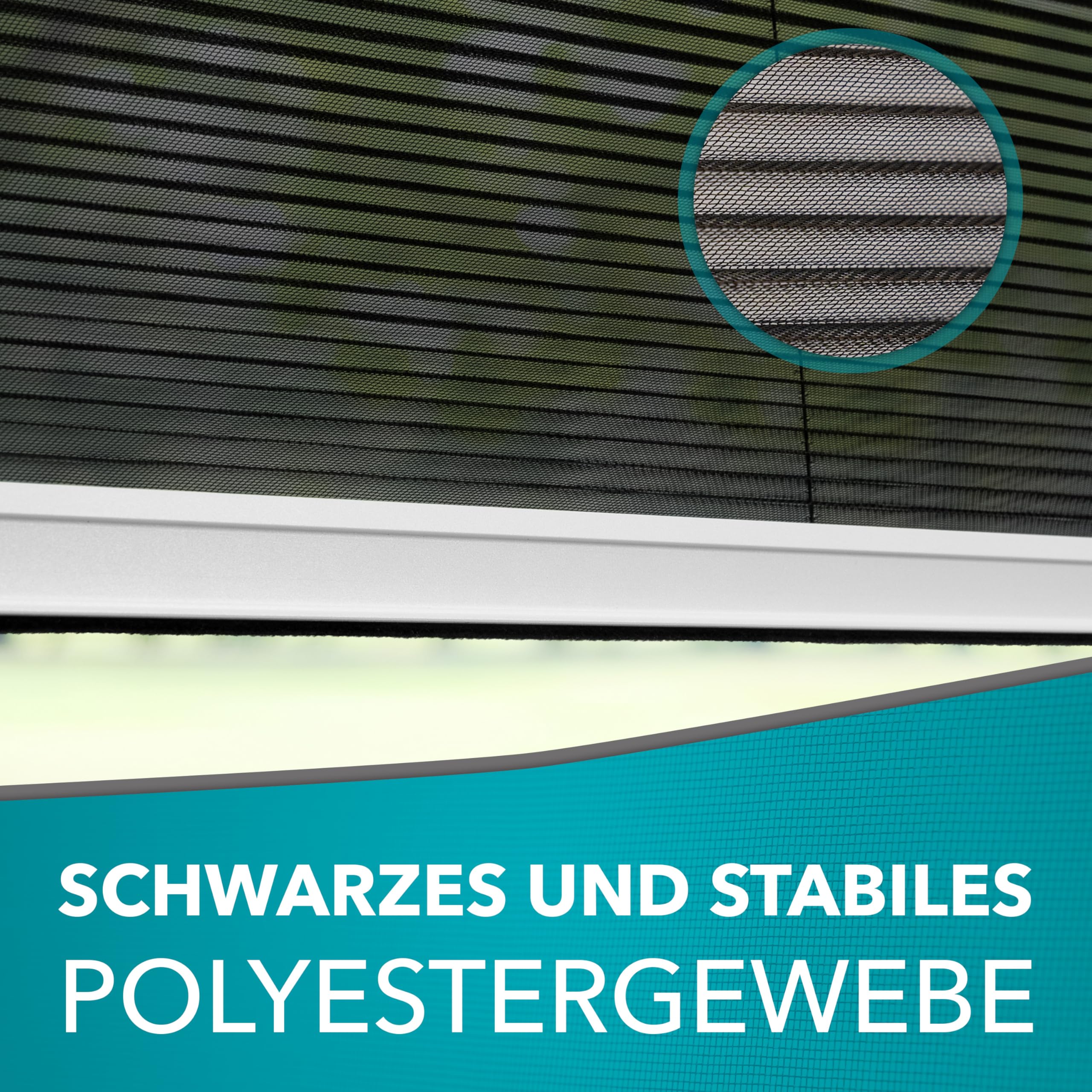 APANA - Fliegengitter Plissee für Dachfenster 140 cm x 170 cm - ausziehbarer Insektenschutz Fenster auf Maß gegen Fliegen, Insekten und Mücken - Mückenschutz Dachschrägenfenster (Weiß)