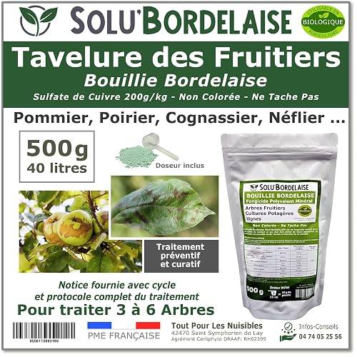 Solu'Bordelaise - Tavelure des Fruitiers - 500 g de Bouillie