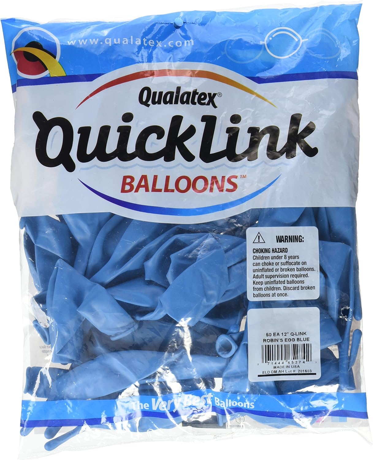 Qualatex 12" QLINK Latex-Robin's Egg, Blue
