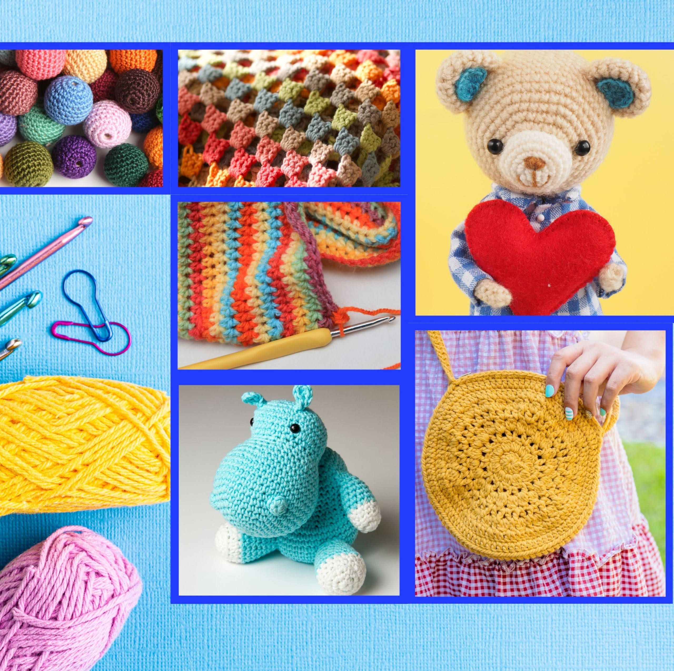 SusggO 104-częściowy kompletny zestaw do szydełkowania dla początkujących, zestaw szydełkowania amigurumi – 30 motków włóczki bawełnianej, akcesoria szydełka instrukcja, wideo, torba
