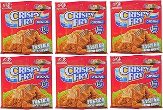 Ajinomoto Crispy Fry Breading Mix Original Flavor, 62 grams (Pack of 6) in Intfeast Packaging