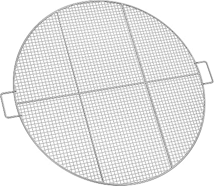 Stanbroil Fire Pit Cooking Grill Grate with 3 Support Bars