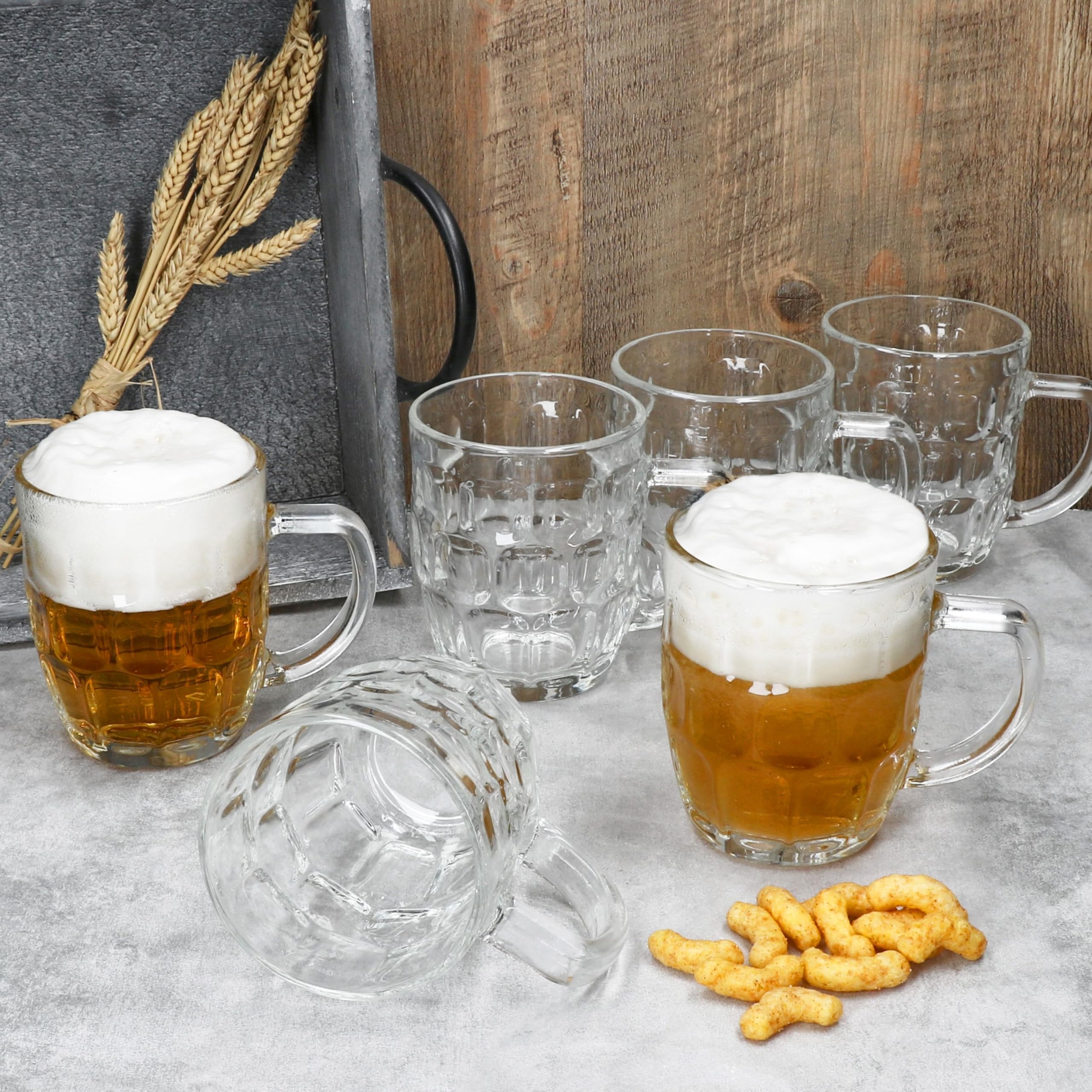 MamboCat Set Di 4 Bicchieri Per Caffè Irlandese 180 Ml - Vetro Trasparente Con Manico E Piede - 3