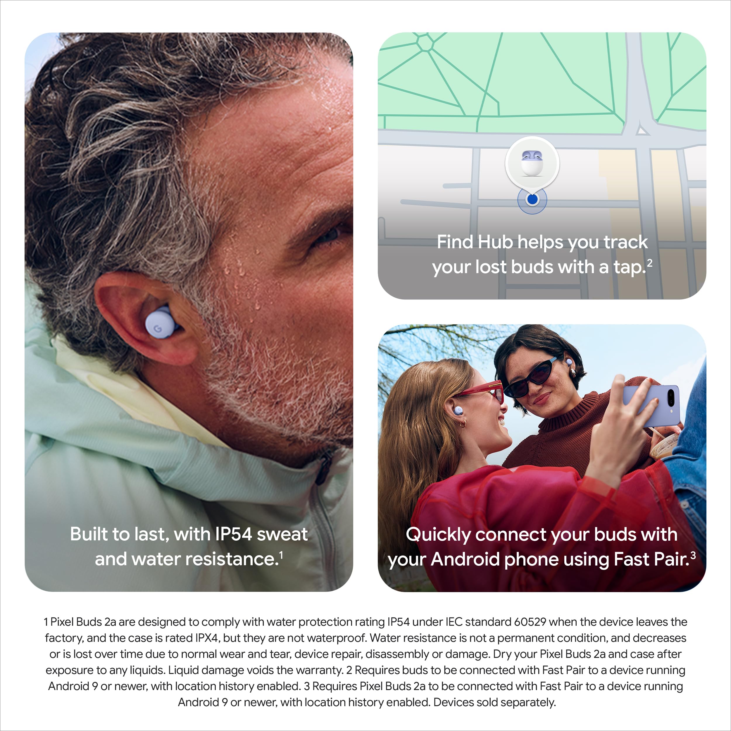 Google Pixel Buds 2a - Wireless Earbuds with Active Noise