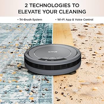 Amazon.com: Shark AV753 ION Robot Vacuum, Tri-Brush System