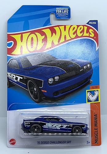 Miniatura 1 de Hot Wheels 2022 - Dodge Challenger SRT '15 - Azul - Muscle Mania 6/10-235/250